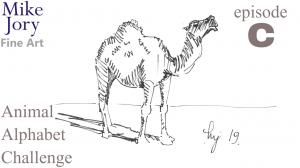 Camel Drawing - Animal Alphabet Challenge - Episode C